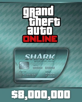 Дополнение Grand Theft Auto Online: Megalodon Shark Cash Card для ПК (Ключ активации Rockstar)