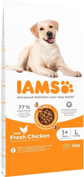 Sucha karma dla psów Iams Vitality Adult Large 12 kg (8710255128146)