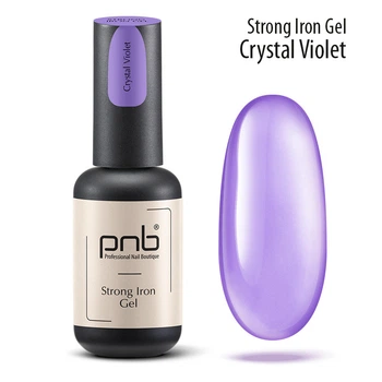 Моделюючий гель для нігтів PNB Strong Iron Gel Crystal Violet 8 мл