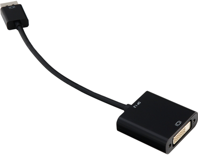 Адаптер Sharkoon DisplayPort 1.2 - DVI-D M/F Black (4044951020294)