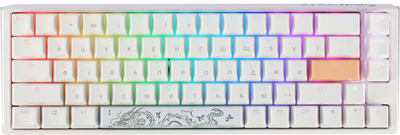 Клавиатура проводная Ducky One 3 SF Cherry MX Red RGB UA USB White (DKON2167ST-RUAPXPWWWSC1)