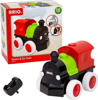 Lokomotywa Brio Steam & Go Train (7312350304114)