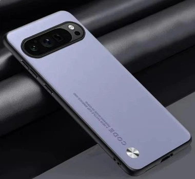 Чохол CODE з шкіри для Google Pixel 9 Лавандовий