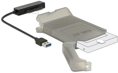 Kieszeń zewnętrzna Delock do 2.5″ SATA 22 do USB 3.2 Gen 1 Type-A (4043619627424)