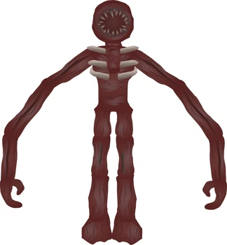 Ростова наклейка Roblox DOORS / Роблокс Двері "Figure - DOORS / Фігура" 80 см - без контурної обрізки