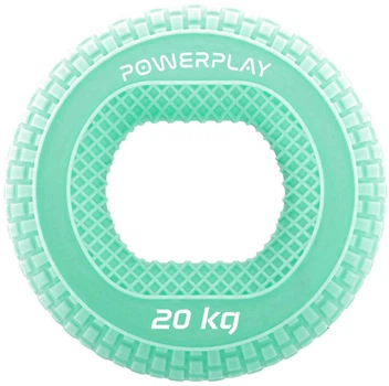 Еспандер кистьовий силіконовий PowerPlay PP-4333 Hand Grip Medium 20 кг Зелений (PP_4333_Green_20kg)