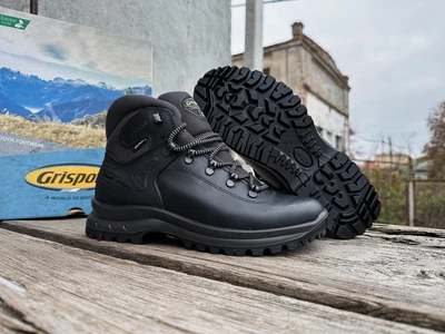 Мужские зимние кожаные термо ботинки Grisport Colore Nero Combat CE 1 13229C6G 45 29.5 см черные (11310298)