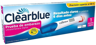 Тест на вагітність Clearblue Надранній 1 шт (8001841740690 / 8700216570923)