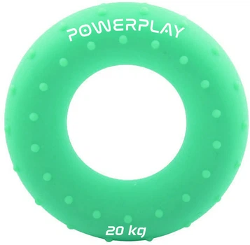 Эспандер кистевой силиконовый PowerPlay PP-4338 Hand Grip Medium 20 кг Зеленый (PP_4338_Green_20kg)