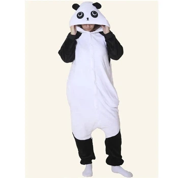Пижама женская кигуруми Kigurumi Панда размер M (155-165 см) Бело-черная