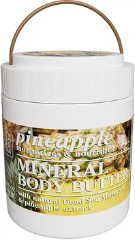 Олія для тіла з ананасом та мінералами Мертвого моря - Dead Sea Collection Pineapple Mineral Body Butter 500ml (1316745-9185285)