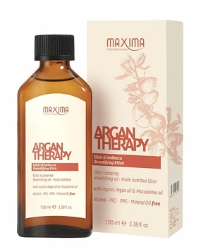 Поживний еліксир для волосся з оліями аргани та макадамії - Maxima Argan Therapy Beautifying Elixir 100ml (1356973-15520148)