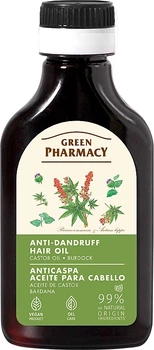 Масло против перхоти "Касторовое масло и репейник" - Green Pharmacy Anti-Dandruff Hair Oil 100ml (1399050-20820893)