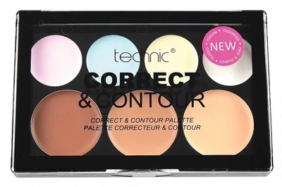Палетка корректоров и консилеров - Technic Cosmetics Correct & Contour Palette 11.9g (1333583-8100546)