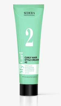 Крем для укладки вьющихся волос средней фиксации 2 - Sedera Professional My Curl Curly Hair Style Cream 150ml (1373957-15308738)