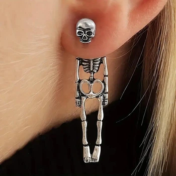 Серьги скелеты оригинальные