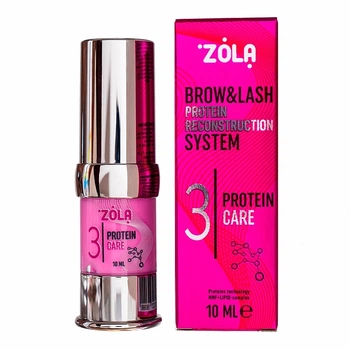 Состав для ламинирования бровей и ресниц "03 Protein Care" - Zola Brow And Lash Protein Reconstruction System 03 Protein Care 10ml (10ml) (1305903-196659)