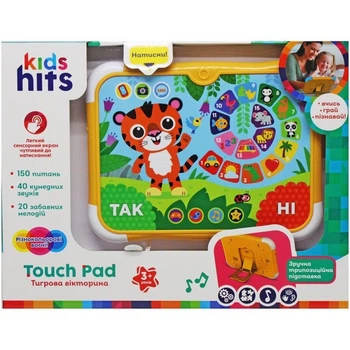 Інтерактивний Планшет "Вікторина" Kids Hits KH02/002, 150 запитань, 40 кумедних звуків