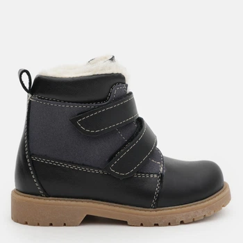 Детские зимние кожаные ботинки для девочки Prime Shoes 325 Black Leather 36-325-35860 29 Черные (2000000238289_PS)