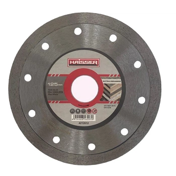 Алмазный диск по плитке для болгарки 125 х 1,2 х 22,2 мм Haisser Extra ceramics
