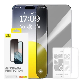 Защитное скло Baseus Diamond для iPhone 15 Plus Privacy (P60057405203-02)