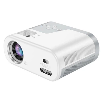 Бездротовий Android проектор Hoco DT2 720p, Wi-Fi 2.4G/5G, HDMI/USB/AV, екран 20-200", 140 ANSI люмен