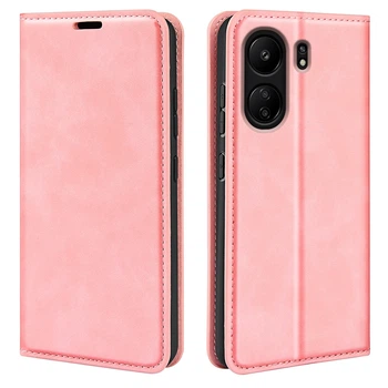 Чохол Taba Retro-Skin для Xiaomi Redmi 13C книжка шкіра PU з візитницею рожевий