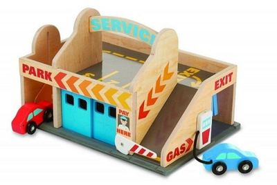 Parking dla samochodów Melissa & Doug Service Station and Parking Garage (772192712)