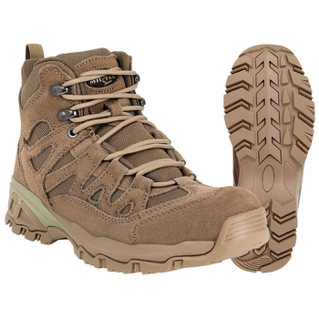 Ботинки тактические MIL-TEC Squad Boots 5 Inch Coyote 42 (270 мм)