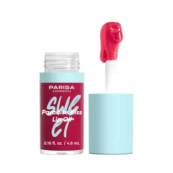 Блиск-олійка Parisa для губ Cosmetics Sweet Paradise Kiss Lip Oil №03 Strawberry 4,8 мл