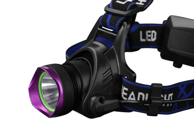 2E Ліхтар налобний акумуляторний HLBL1818 T6, Micro-USB, 1800мА•рік, 230лм, 3 функції освітлення