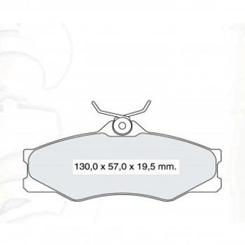Гальмівна колодка дискова Dafmi (D173SM) Dafmi (D173SM)