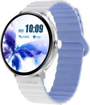 Смарт-часы Canyon Jacky SW-69 White Blue (CNS-SW69WB)