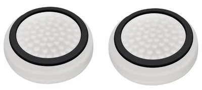 Силиконовые антискользящие накладки на стики White/Black для портативной приставки Sony PlayStation Portal (2шт.) [455862704]