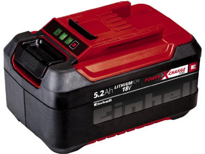 Акумулятор Einhell PXC Plus, 18В, 5.2А•год, 0.88кг (4511437)