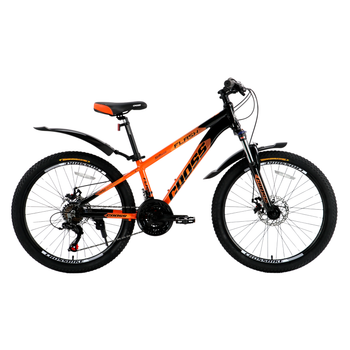 Велосипед Cross 24 AL Flash 2024 Рама-12 orange-black