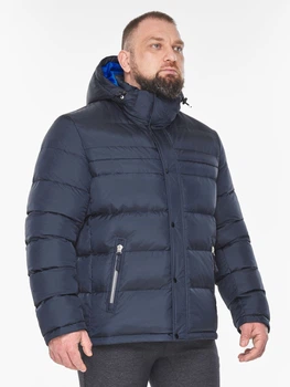Куртка зимняя короткая мужская Braggart 63001 L (50) Темно-синяя (br2000001563496)