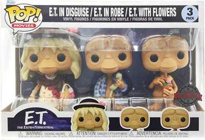 Zestaw figurek do gry Funko E.T. 3 szt 8 cm (0889698650519)