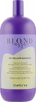 Шампунь желтый нейтрализующий цвет Inebrya Blondesse No-Yellow Shampoo 1 л (8008277262369)