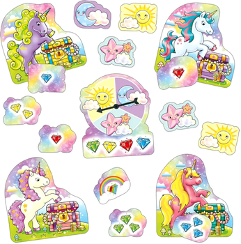 Настільна гра Orchard Toys Unicorn Jewels Mini Game (5011863001849)