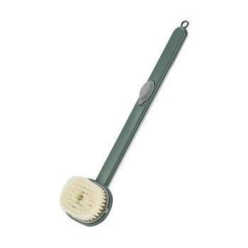 Массажная щетка для тела с дозатором BodyBrush, зелёная
