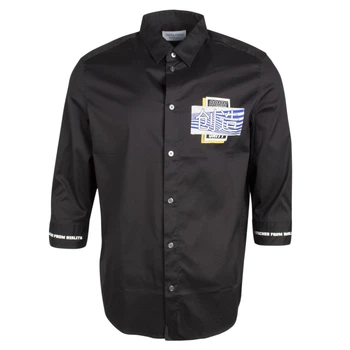 Рубашка мужская Boxy Fit Jack&Jones Чорный M 040823-894573