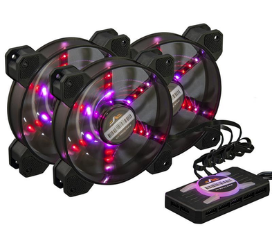 Набір Frime RGB-вентиляторів + Fun hub + ДК Frime Iris Flicker KIT 6094