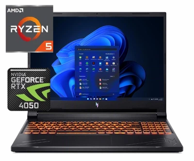 Ноутбук (2024) ГЕЙМЕРСКИЙ Acer Nitro V16 R5-8645HS / 32GB / 1TB / Win11x Licensed / RTX4050 / 16" 165Hz