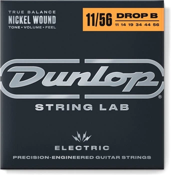 Струни для електрогітари Dunlop DEN1156DB Nickel Wound Drop B (R126936)