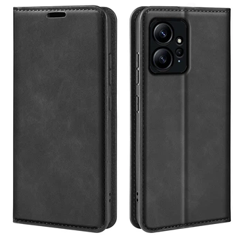 Чохол Taba Retro-Skin для Xiaomi Redmi Note 12 книжка з візитівкою шкіра PU чорний