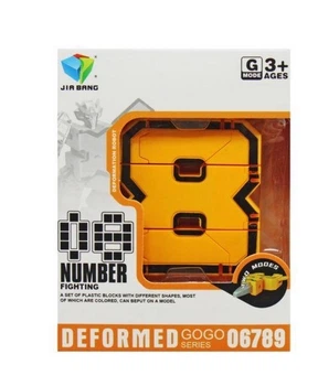 Трансформер-цифра 788-72 Y "Deformed Gogo Series", ціна за 1 штуку, в коробці (6976442211196) Вид 8