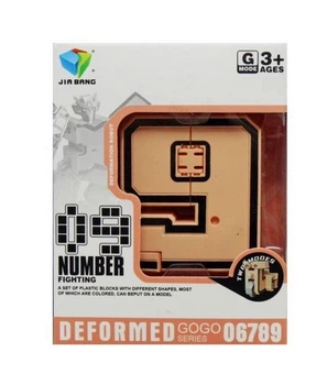 Трансформер-цифра 788-72 Y "Deformed Gogo Series", ціна за 1 штуку, в коробці (6976442211196) Вид 9