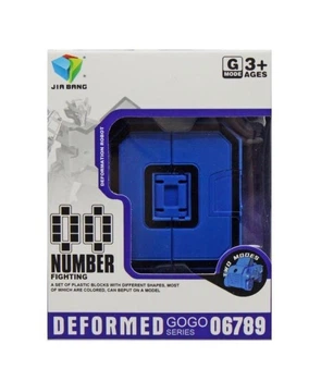 Трансформер-цифра 788-72 Y "Deformed Gogo Series", ціна за 1 штуку, в коробці (6976442211196) Вид 10