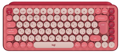 Клавіатура Logitech Pop бездротова Heartbreaker Rose